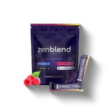 Denali ZenBlend – Natural Stress Relief & Cortisol Support Supplement | Calm Mind, Balanced Mood & Adrenal Health